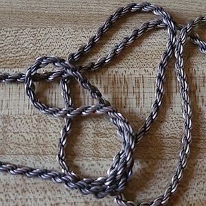 Sterling sliver rope chain